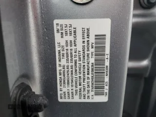 2018 Honda CR-V Touring with VIN 7FARW2H9XJE086364, listed as a Copart auction lot 51484995 with 117,990 mi miles and Salvage Title. Bid and sale history available at carsss.com. Image 16.