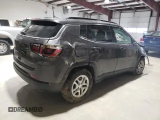 2020 Jeep Compass Sport с VIN 3C4NJCAB9LT144349, выставлен на аукционе Copart как лот 52350725 с пробегом 71 282 миль миль и Списание • Salvage title. История ставок и продаж доступна на DreamBid. Изображение 3.