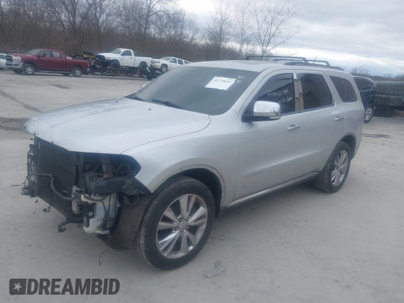 2012 Dodge Durango Citadel with VIN 1C4SDJET5CC211252, listed as a IAAI auction lot 41739657 with 140,296 mi miles and . Bid and sale history available at DreamBid. Image 2.