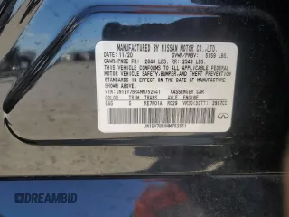 2021 Infiniti Q50 Luxe z VIN JN1EV7BR4MM752541, wystawiony jako Copart lot #47064425 z przebiegiem 64 130 mil mil oraz Szkoda całkowita • Salvage title. Historia ofert i sprzedaży dostępna na DreamBid. Obrazek 12.