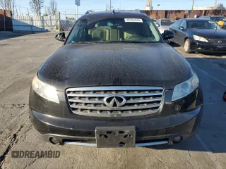 2006 Infiniti FX z VIN JNRAS08W46X203108, wystawiony jako Copart lot #46704545 z przebiegiem 150 293 mil mil oraz Szkoda całkowita • Salvage title. Historia ofert i sprzedaży dostępna na DreamBid. Obrazek 5.