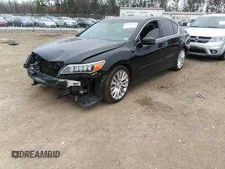 2014 Acura RLX Tech Pkg with VIN JH4KC1F56EC007418, listed as a IAAI auction lot 41790185 with 130,288 mi miles. Bid and sale history available at carsss.com. Image 17.