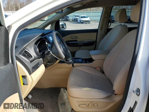 2016 Kia Sedona LX with VIN KNDMB5C19G6191180, listed as a Copart auction lot 51495165 with 119,778 mi miles and Salvage Title. Bid and sale history available at carsss.com. Image 7.