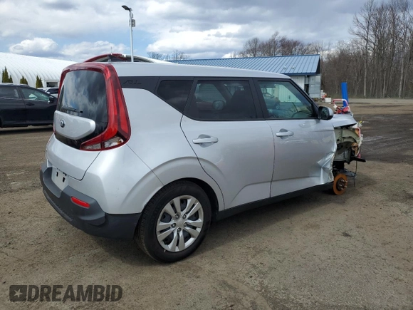 2020 Kia Soul LX with VIN KNDJ23AU5L7046940, listed as a Copart auction lot 50533775 with 16,667 mi miles and Salvage Title. Bid and sale history available at carsss.com. Image 3.