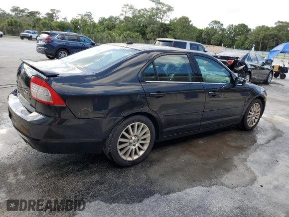 2009 Mercury Milan Premier with VIN 3MEHM021X9R617642, listed as a Copart auction lot 52946915 with 128,038 mi miles and Salvage Title. Bid and sale history available at carsss.com. Image 3.