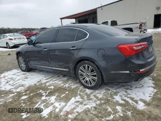 2016 Kia Cadenza Premium with VIN KNALN4D76G5217947, listed as a Copart auction lot 46109295 with 105,842 mi miles and Salvage Title. Bid and sale history available at carsss.com. Image 2.