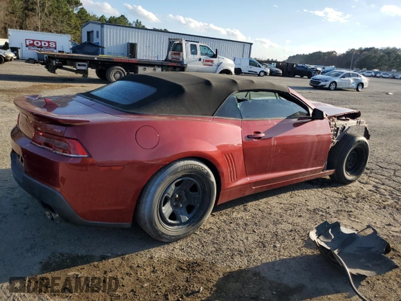 2015 Chevrolet Camaro LT with VIN 2G1FF3D3XF9133046, listed as a Copart auction lot 44065225 with 94,109 mi miles and Salvage Title. Bid and sale history available at carsss.com. Image 3.