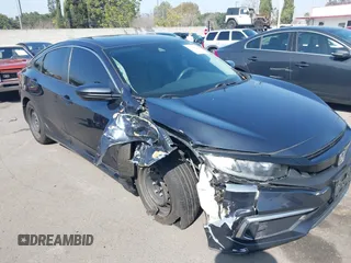 2019 Honda Civic Sedan LX with VIN 2HGFC2F66KH564003, listed as a IAAI auction lot 41675239 with 43,947 mi miles. Bid and sale history available at carsss.com. Image 13.