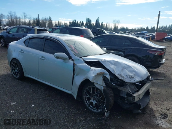 2009 Lexus IS 250 with VIN JTHBK262492086307, listed as a IAAI auction lot 41675744 with 145,640 mi miles. Bid and sale history available at carsss.com. Image 1.