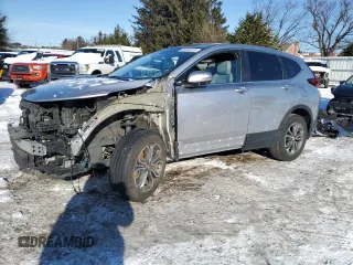 2021 Honda CR-V EX-L with VIN 5J6RW2H89ML003313, listed as a Copart auction lot 89165525 with 0 mi miles and Salvage Title. Bid and sale history available at carsss.com. Image 1.