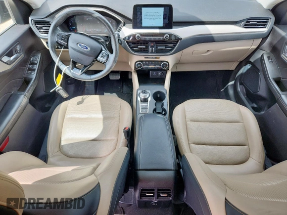 2021 Ford Escape SEL with VIN 1FMCU0H65MUA58271, listed as a Copart auction lot 63344555 with 44,850 mi miles and Salvage title. Bid and sale history available at DreamBid. Image 8.
