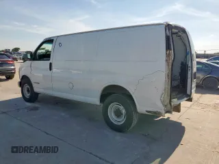 2000 GMC Savana z VIN 1GTHG35R8Y1229622, wystawiony jako Copart lot #59042745 z przebiegiem 85 409 mil mil oraz Szkoda całkowita • Salvage title. Historia ofert i sprzedaży dostępna na DreamBid. Obrazek 2.