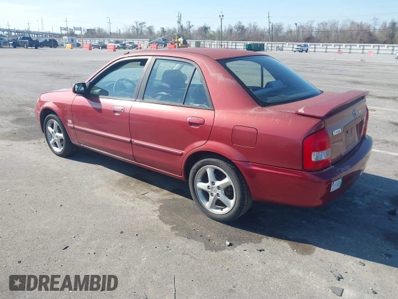 2001 Mazda Protege LX with VIN JM1BJ226310453078, listed as a IAAI auction lot 41683416 with 78,228 mi miles and . Bid and sale history available at DreamBid. Image 3.