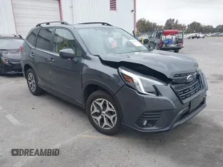 2024 Subaru Forester Premium z VIN JF2SKADC3RH499017, wystawiony jako IAAI lot #42204749 z przebiegiem 13 021 mil mil oraz . Historia ofert i sprzedaży dostępna na DreamBid. Obrazek 1.