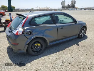 2013 Volvo C30 T5 with VIN YV1672MK4D2310752, listed as a Copart auction lot 61304725 with 92,653 mi miles and Salvage title. Bid and sale history available at DreamBid. Image 3.