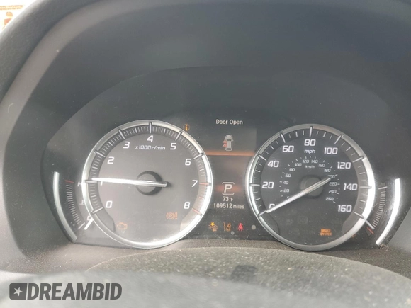 2018 Acura MDX with VIN 5J8YD4H38JL001718, listed as a Copart auction lot 49263275 with 109,512 mi miles and Salvage Title. Bid and sale history available at carsss.com. Image 9.