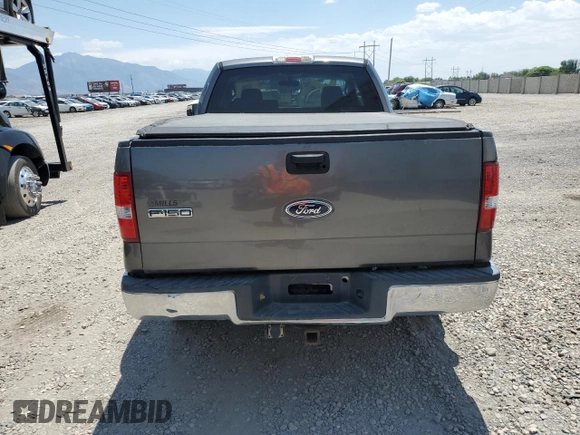 2005 Ford F-150 XLT with VIN 1FTPX14545FA18141, listed as a Copart auction lot 63351605 with 214,597 mi miles and Clean title. Bid and sale history available at DreamBid. Image 6.