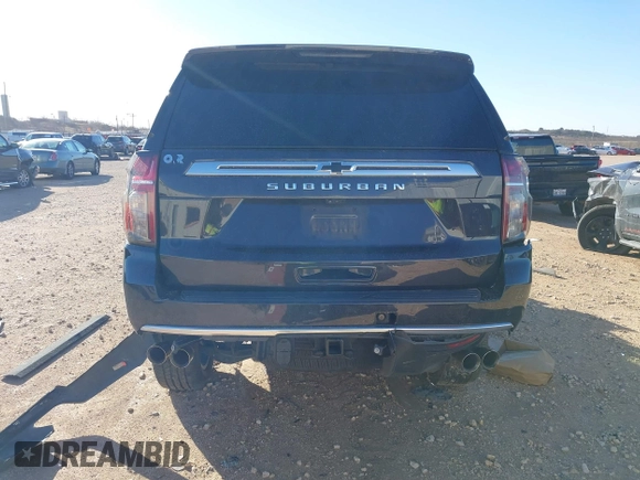 2022 Chevrolet Suburban High Country with VIN 1GNSKGKL2NR238638, listed as a IAAI auction lot 41685818 with 66,701 mi miles and . Bid and sale history available at DreamBid. Image 16.