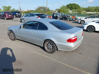 2001 Mercedes-Benz CLK-Class with VIN WDBLJ65G11F177186, listed as a IAAI auction lot 41583912 with 1 mi miles. Bid and sale history available at carsss.com. Image 3.