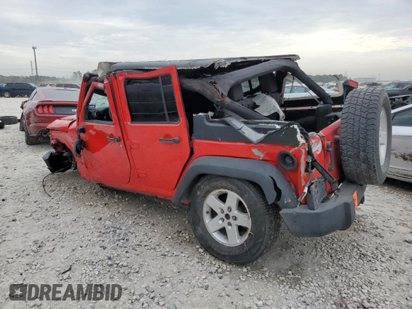 2018 Jeep Wrangler JK Unlimited Sport S with VIN 1C4BJWDG1JL854754, listed as a Copart auction lot 81710803 with 0 mi miles and Non Repairable. Bid and sale history available at carsss.com. Image 2.