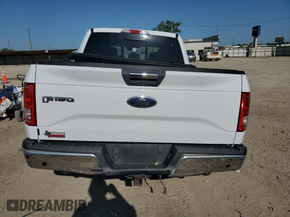 2017 Ford F-150 XL with VIN 1FTEW1CP0HKC71742, listed as a Copart auction lot 52219285 with 0 mi miles and Salvage Title. Bid and sale history available at carsss.com. Image 6.