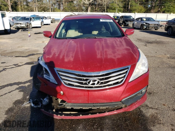 2015 Hyundai Azera with VIN KMHFG4JG8FA467268, listed as a Copart auction lot 47609165 with 143,859 mi miles and Salvage Title. Bid and sale history available at DreamBid. Image 5.