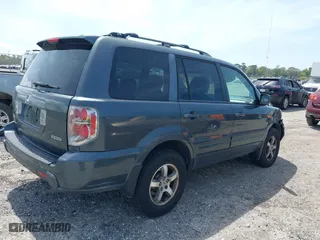 2006 Honda Pilot EX-L with VIN 2HKYF18576H506735, listed as a IAAI auction lot 41876692 with 182,341 mi miles. Bid and sale history available at carsss.com. Image 4.