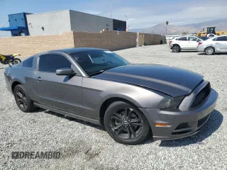 2014 Ford Mustang V6 with VIN 1ZVBP8AMXE5201707, listed as a Copart auction lot 49221165 with 164,123 mi miles and Salvage Title. Bid and sale history available at carsss.com. Image 4.