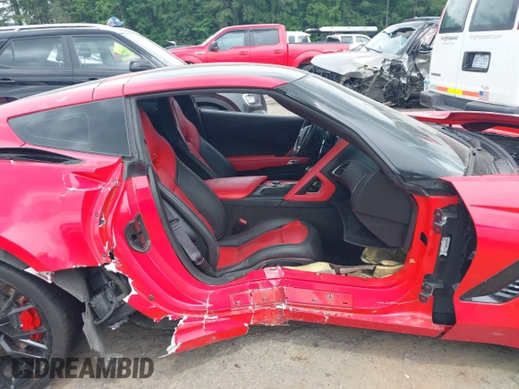 2016 Chevrolet Corvette Z06 3LZ with VIN 1G1YU2D66G5605051, listed as a IAAI auction lot 42477046 with 77,980 mi miles and . Bid and sale history available at DreamBid. Image 14.