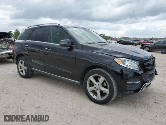2016 Mercedes-Benz GLE 350 with VIN 4JGDA5JB3GA709565, listed as a Copart auction lot 54980125 with 96,876 mi miles and Salvage title. Bid and sale history available at DreamBid. Image 4.