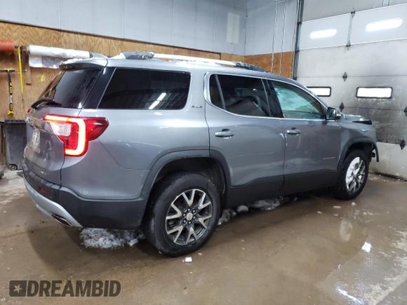 2021 GMC Acadia SLE with VIN 1GKKNRLSXMZ202149, listed as a Copart auction lot 84700964 with 63,263 mi miles and Salvage Title. Bid and sale history available at carsss.com. Image 3.