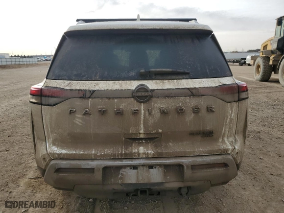 2022 Nissan Pathfinder Platinum with VIN 5N1DR3DK8NC268591, listed as a Copart auction lot 48897585 with 80,851 mi miles and Salvage Title. Bid and sale history available at carsss.com. Image 6.