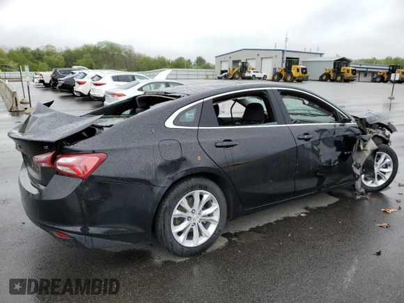 2022 Chevrolet Malibu LT with VIN 1G1ZD5ST2NF163827, listed as a Copart auction lot 55413545 with 43,848 mi miles and Non Repairable. Bid and sale history available at DreamBid. Image 3.
