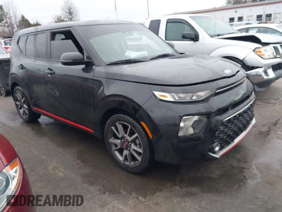 2021 Kia Soul GT-Line with VIN KNDJ63AU5M7126972, listed as a IAAI auction lot 41276835 with 22,195 mi miles and . Bid and sale history available at DreamBid. Image 1.