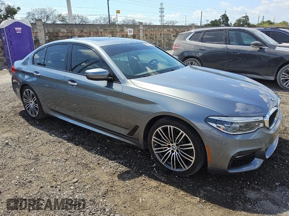 2017 BMW 5 Series 540i with VIN WBAJE5C37HWA92323, listed as a Copart auction lot 53340355 with 94,046 mi miles and Clean title. Bid and sale history available at DreamBid. Image 4.