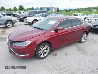 2015 Chrysler 200 Limited with VIN 1C3CCCAB4FN602566, listed as a IAAI auction lot 42173381 with 250,808 mi miles. Bid and sale history available at carsss.com. Image 2.