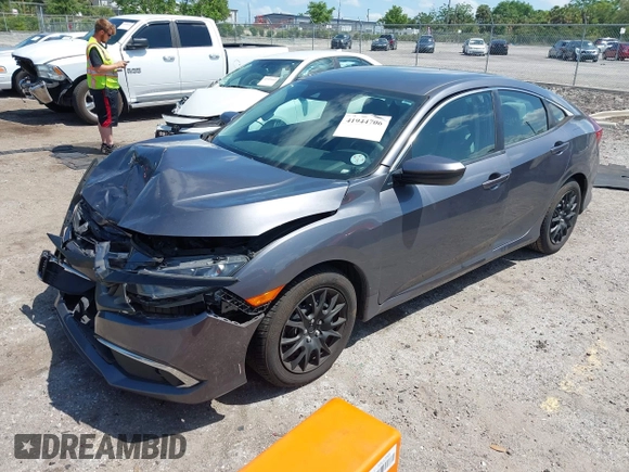 2019 Honda Civic Sedan LX with VIN 2HGFC2F64KH596741, listed as a IAAI auction lot 41944706 with 88,832 mi miles. Bid and sale history available at carsss.com. Image 17.