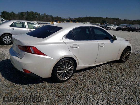 2016 Lexus IS 200t with VIN JTHBA1D22G5017417, listed as a Copart auction lot 46796445 with 97,721 mi miles and Salvage Title. Bid and sale history available at DreamBid. Image 3.