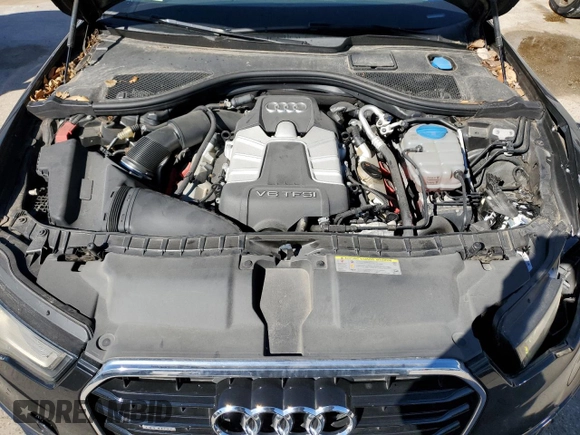 2013 Audi A6 3.0T Prestige with VIN WAUHGAFC5DN085669, listed as a Copart auction lot 84503214 with 47,083 mi miles and Salvage Title. Bid and sale history available at carsss.com. Image 11.