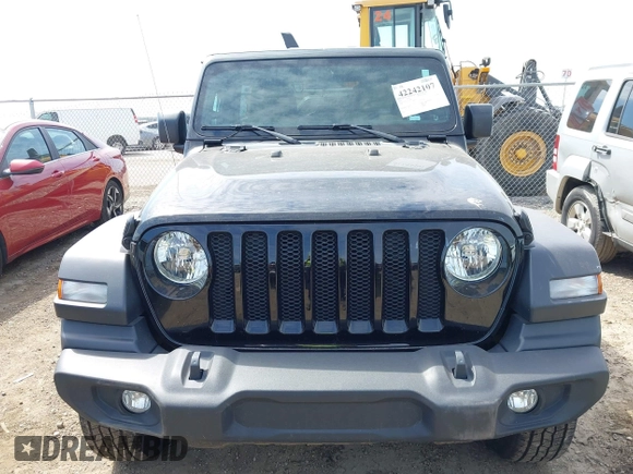2023 Jeep Wrangler Sport S with VIN 1C4HJXDN6PW599895, listed as a IAAI auction lot 42242107 with 53,980 mi miles and . Bid and sale history available at DreamBid. Image 6.