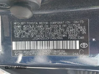 2015 Toyota Prius Four with VIN JTDKN3DU0F0460986, listed as a IAAI auction lot 42153819 with 148,479 mi miles. Bid and sale history available at carsss.com. Image 9.