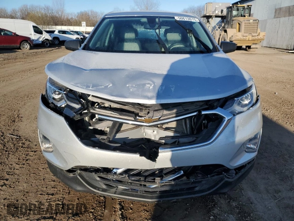 2018 Chevrolet Equinox LS with VIN 3GNAXHEV9JL323297, listed as a Copart auction lot 50613015 with 90,689 mi miles and Salvage Title. Bid and sale history available at DreamBid. Image 5.