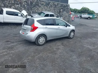2015 Nissan Note S with VIN 3N1CE2CPXFL375170, listed as a IAAI auction lot 42430996 with 131,672 mi miles and . Bid and sale history available at DreamBid. Image 4.