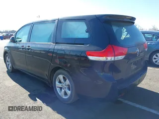 2013 Toyota Sienna L with VIN 5TDZK3DC1DS395994, listed as a IAAI auction lot 41759212 with 163,898 mi miles. Bid and sale history available at carsss.com. Image 3.
