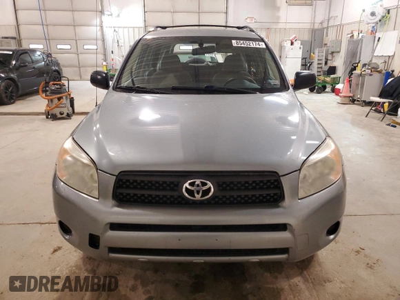 2007 Toyota RAV4 with VIN JTMBD33V776040475, listed as a Copart auction lot 85452174 with 134,196 mi miles and Salvage Title. Bid and sale history available at carsss.com. Image 5.