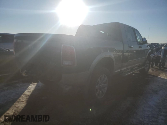 2015 Ram 2500 Longhorn with VIN 3C6UR5PL4FG587691, listed as a Copart auction lot 42305805 with 105,653 mi miles and Salvage title. Bid and sale history available at DreamBid. Image 3.