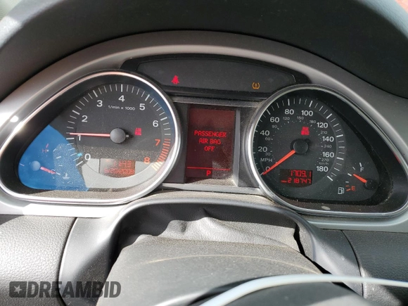 2009 Audi Q7 z VIN WA1AY74L59D008525, wystawiony jako Copart lot #76812104 z przebiegiem 218 747 mil mil oraz Szkoda całkowita • Salvage title. Historia ofert i sprzedaży dostępna na DreamBid. Obrazek 9.
