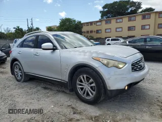 2010 Infiniti FX with VIN JN8AS1MU9AM800926, listed as a Copart auction lot 57456345 with 176,892 mi miles and Salvage title. Bid and sale history available at DreamBid. Image 4.