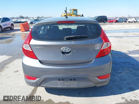 2014 Hyundai Accent GS with VIN KMHCT5AE9EU151393, listed as a IAAI auction lot 41571254 with 163,092 mi miles. Bid and sale history available at carsss.com. Image 17.