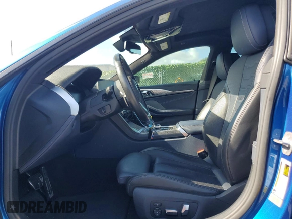 2020 BMW 8 Series 840i with VIN WBAGV2C01LCD29736, listed as a Copart auction lot 57632994 with 36,157 mi miles and Salvage Title. Bid and sale history available at DreamBid. Image 7.